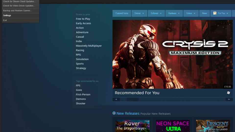 Comment partager des jeux Steam