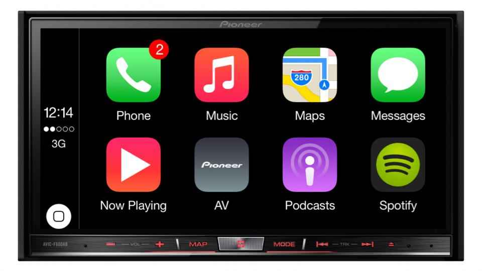 Apple CarPlay Avis Apple CarPlay - pratique avec le Pioneer AVIC-F60DAB