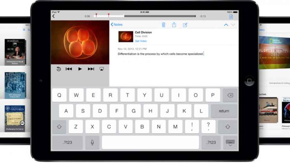 Apple booste iTunes U avec des outils pédagogiques pour iPad